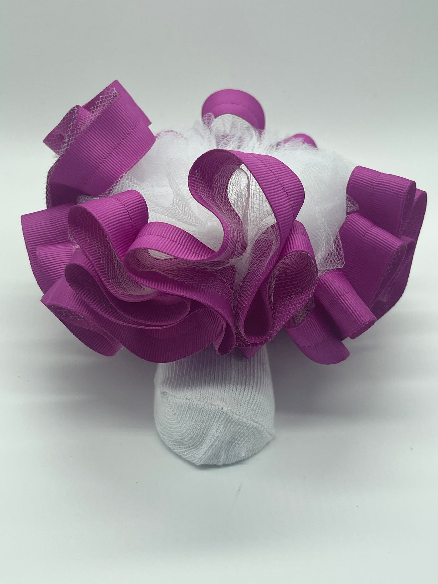 Orchid Ruffle Socks