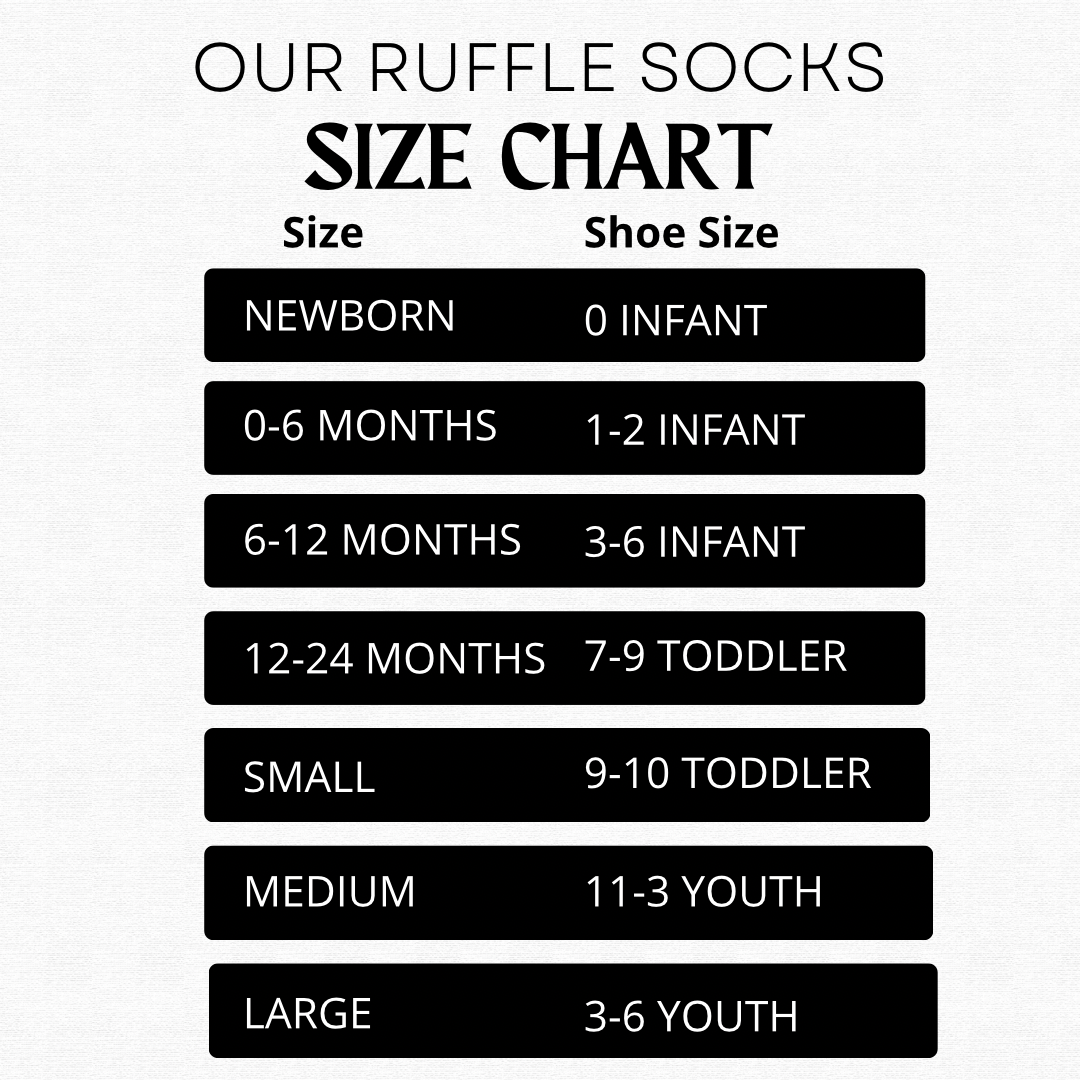 Ivory ruffle socks