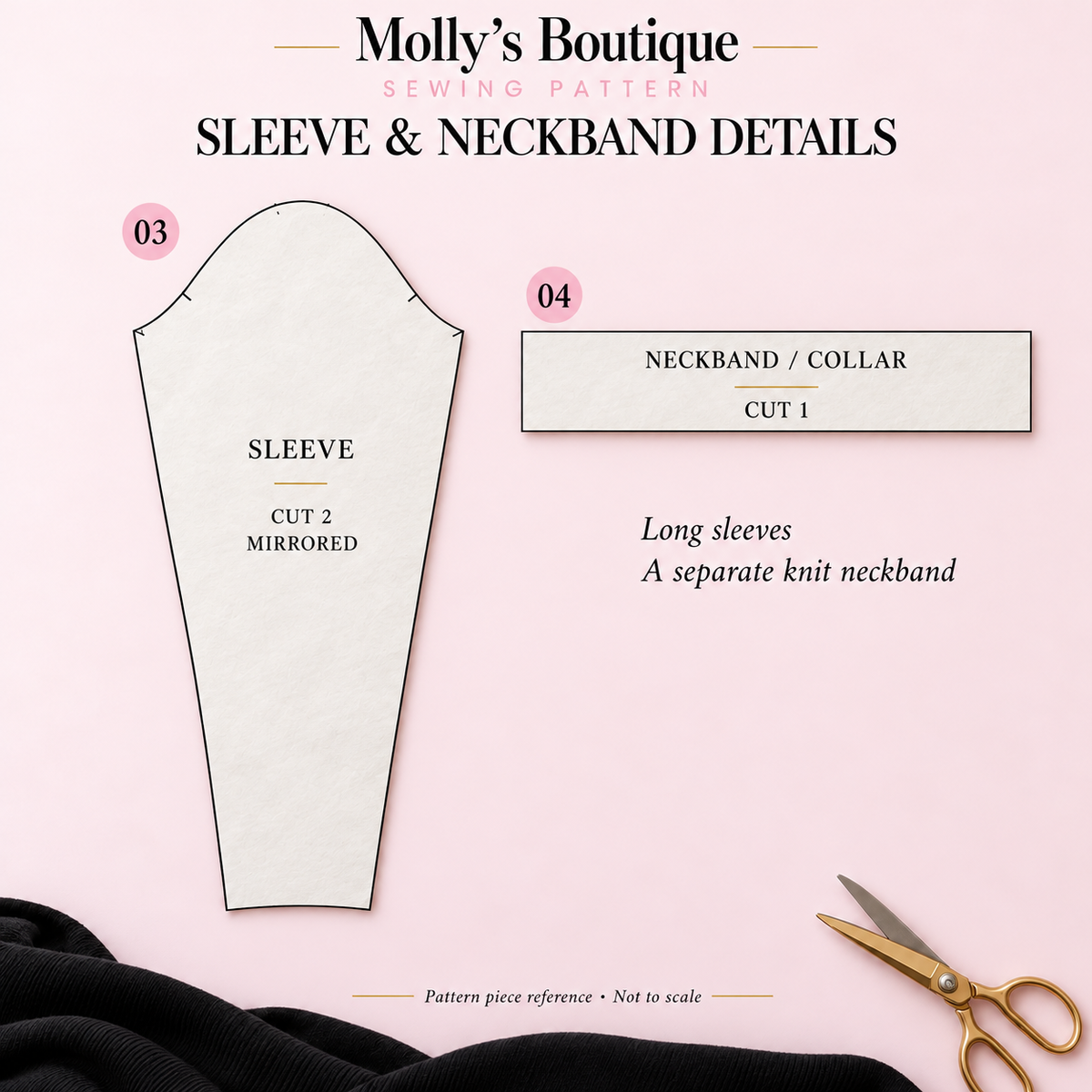 Molly’s Boutique Modest A-Line Dress — Hand-Cut Paper Sewing Pattern