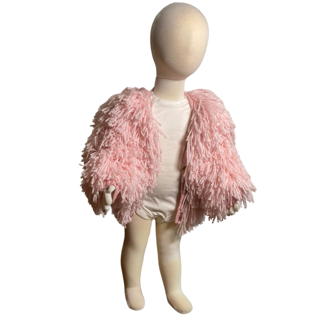 Girly girl shaggy sweater