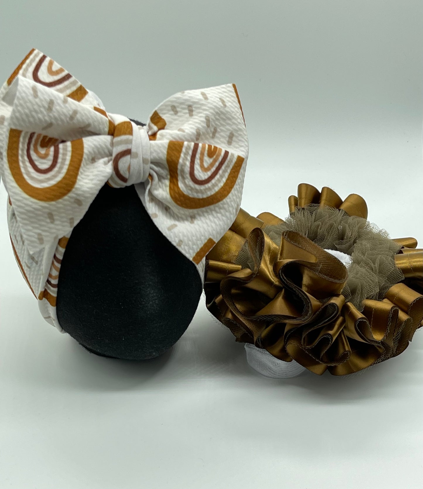 Mocha Ruffle Socks