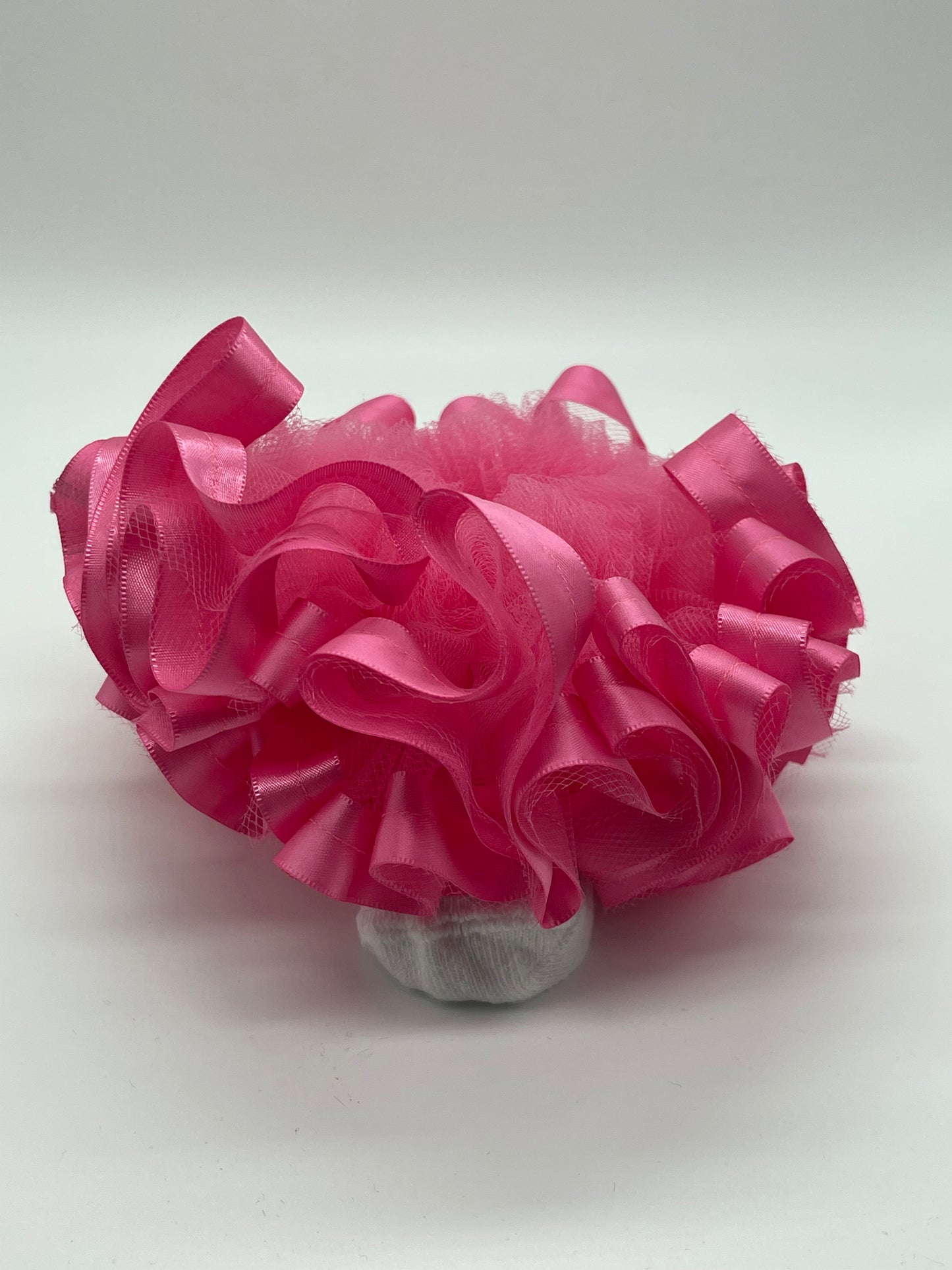 Hot pink ruffle socks