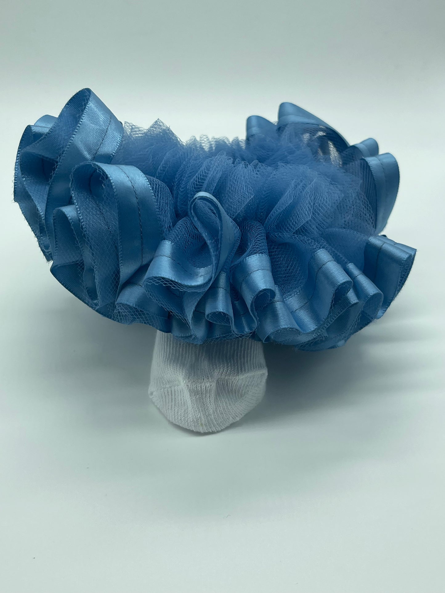 Smoke blue Ruffle Socks