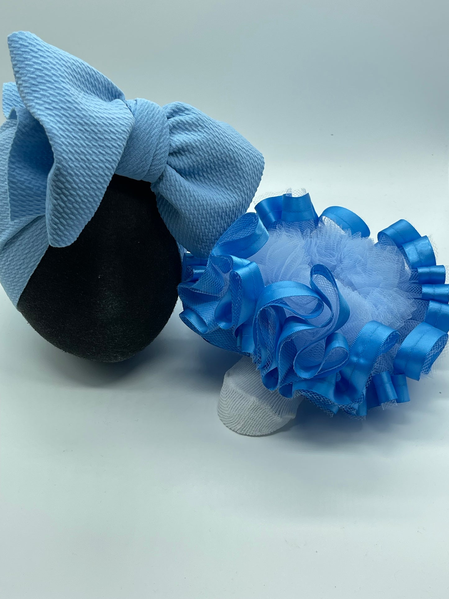 Copenhagen blue Ruffle Socks