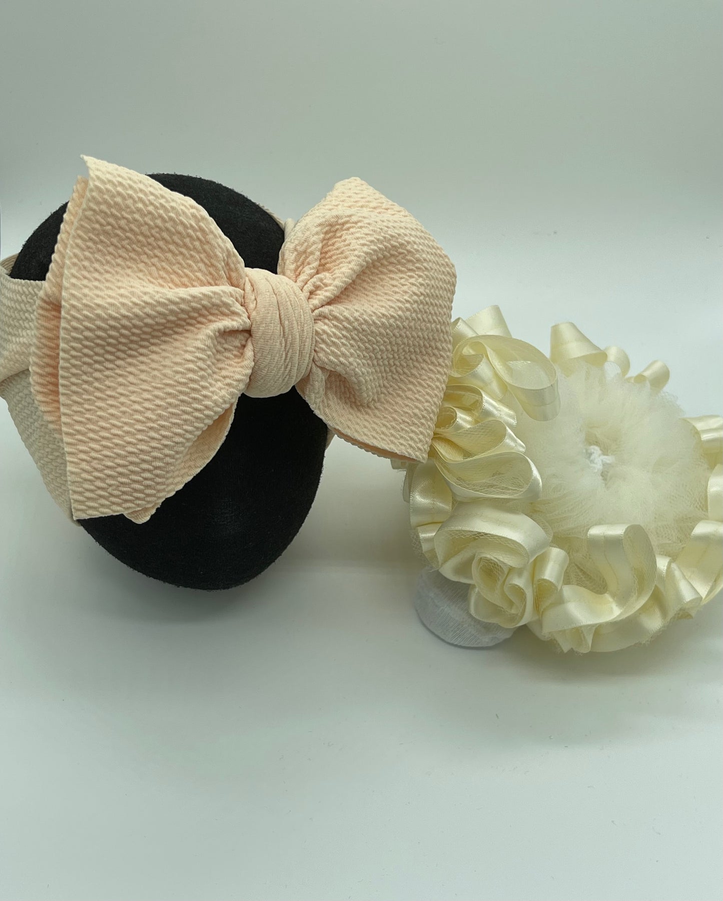 Ivory ruffle socks