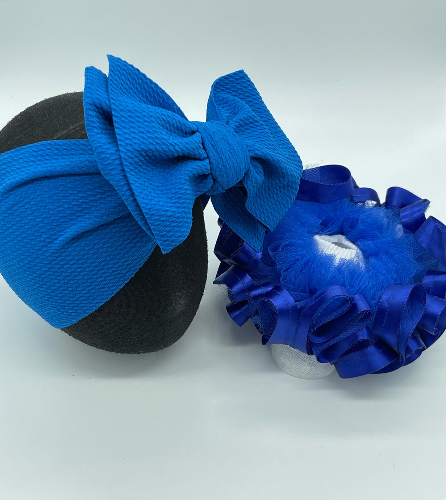 Royal Blue Ruffle socks