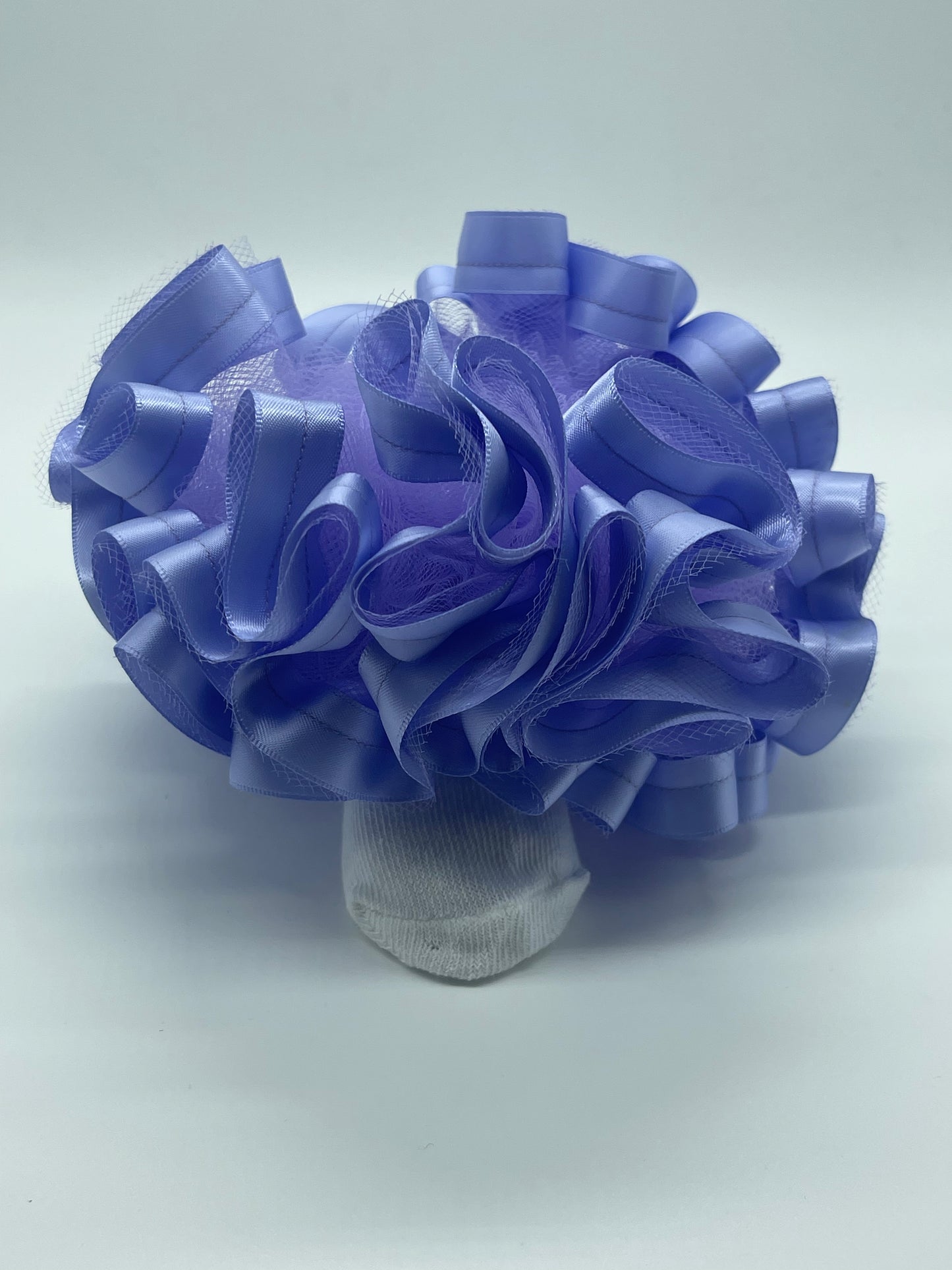 Iris (dark lavender) ruffle socks