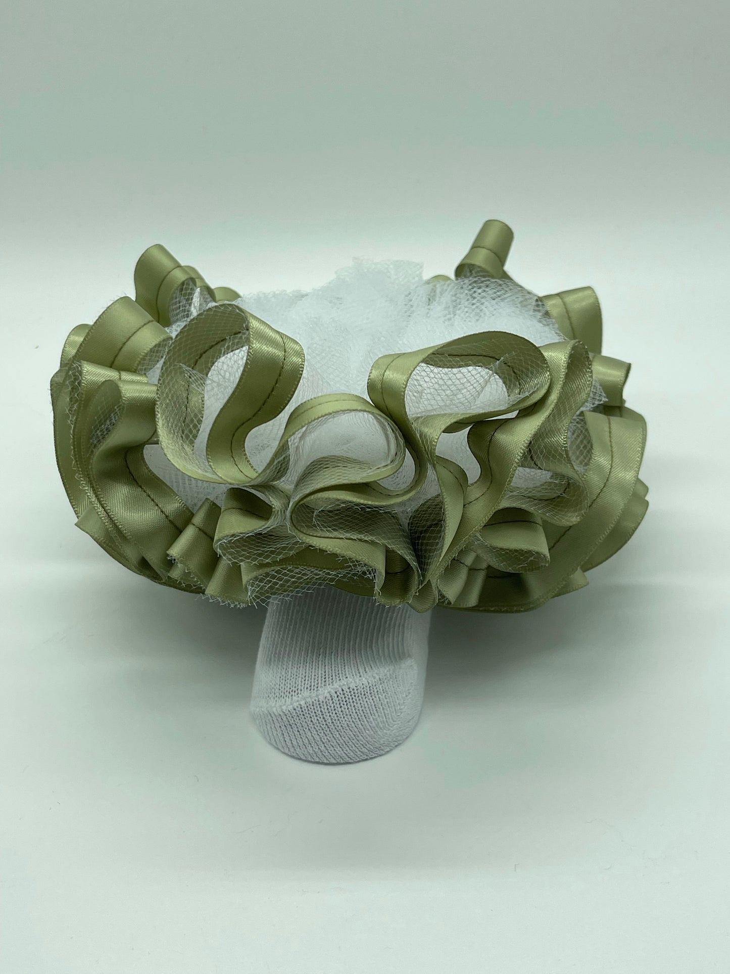 Sage Ruffle socks
