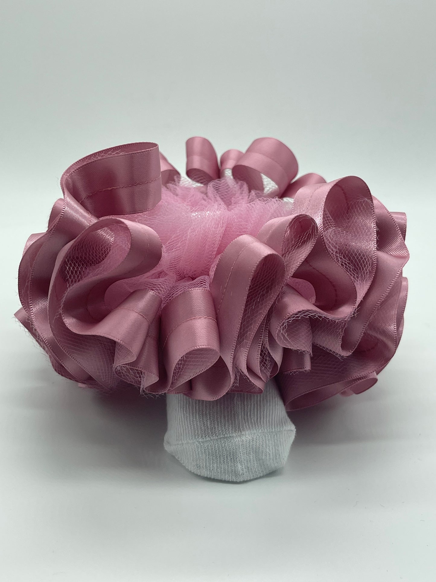 Rosy mauve Ruffle socks