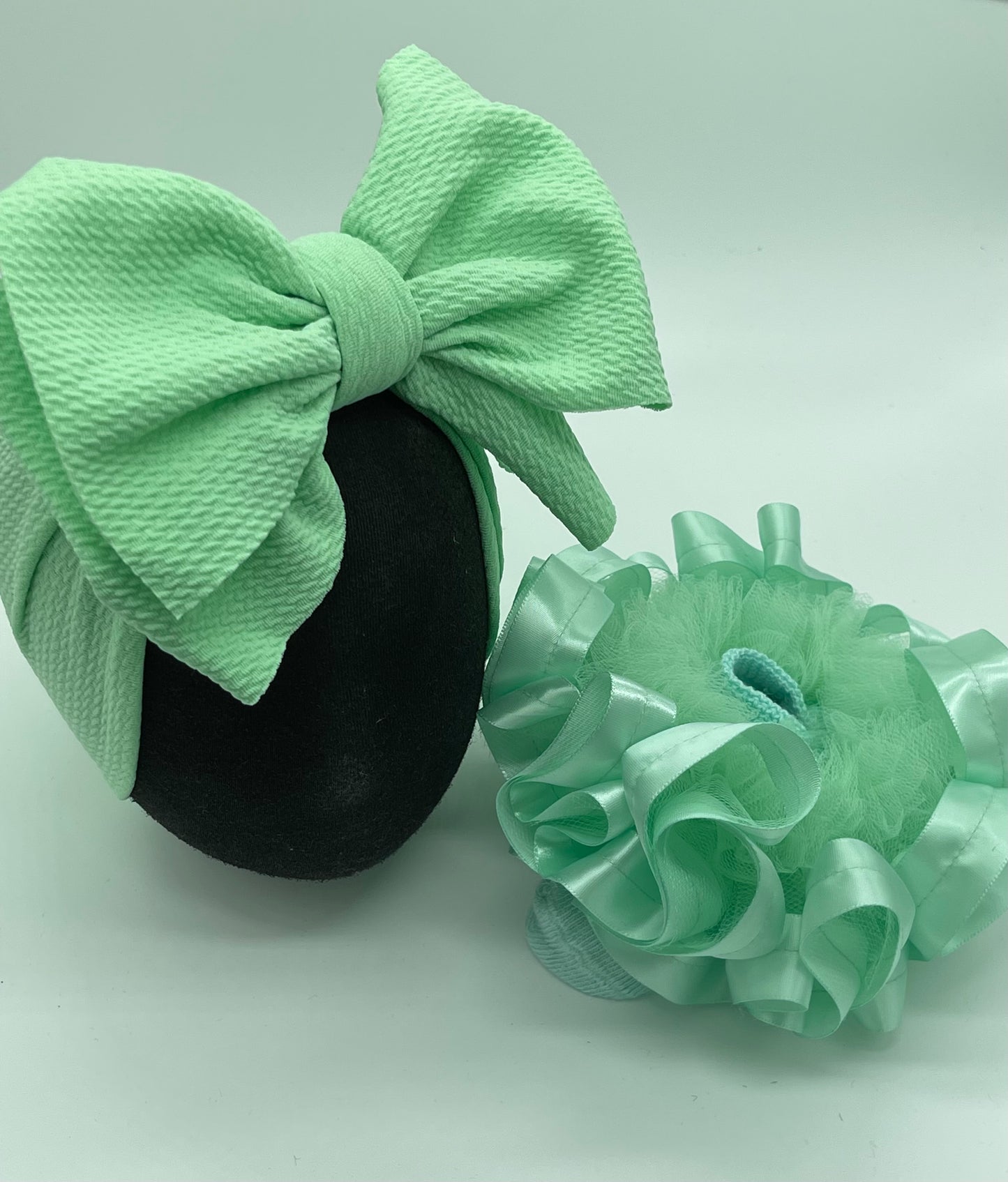 Mint Ruffle Socks