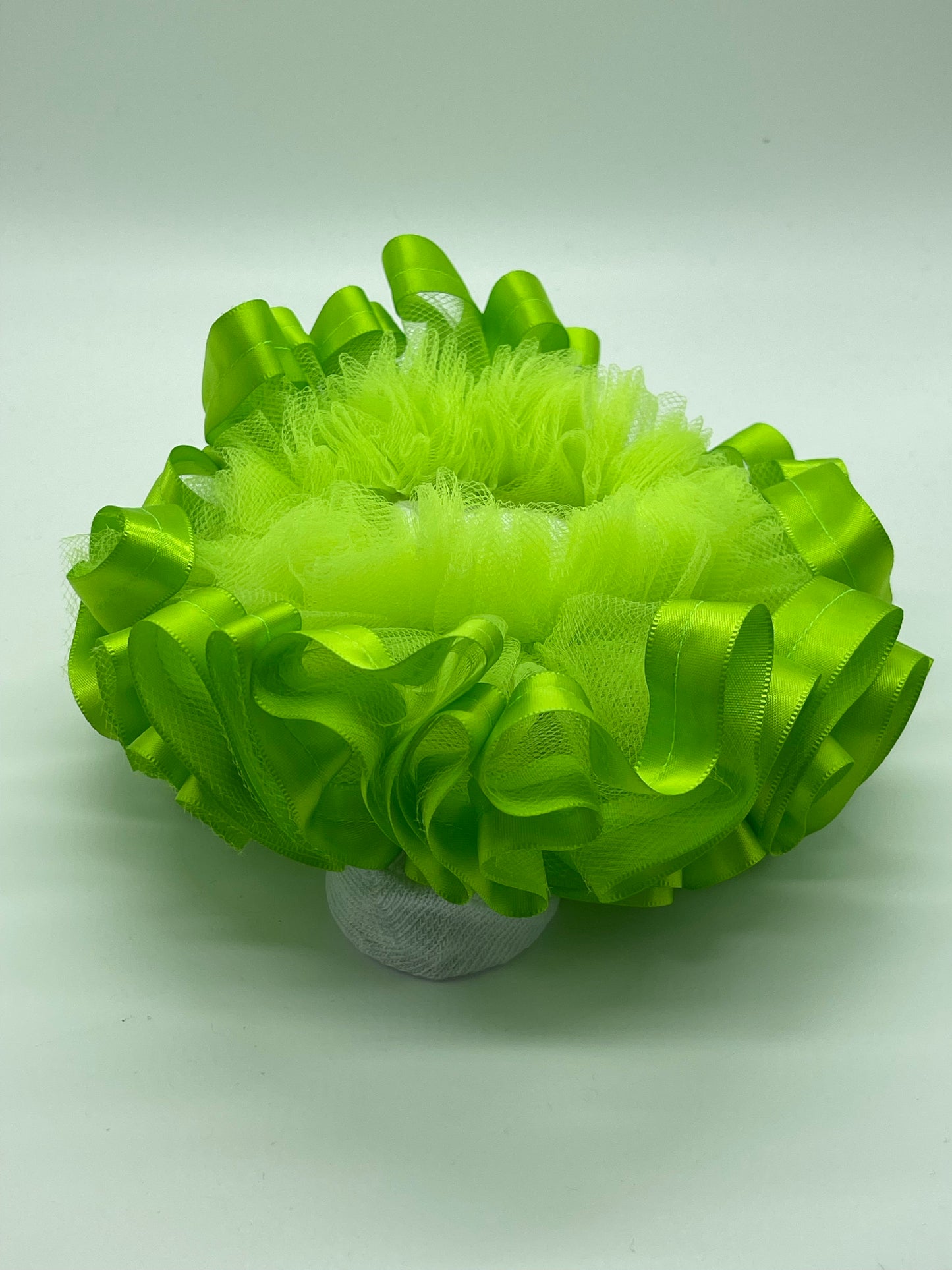 Apple green ruffle socks