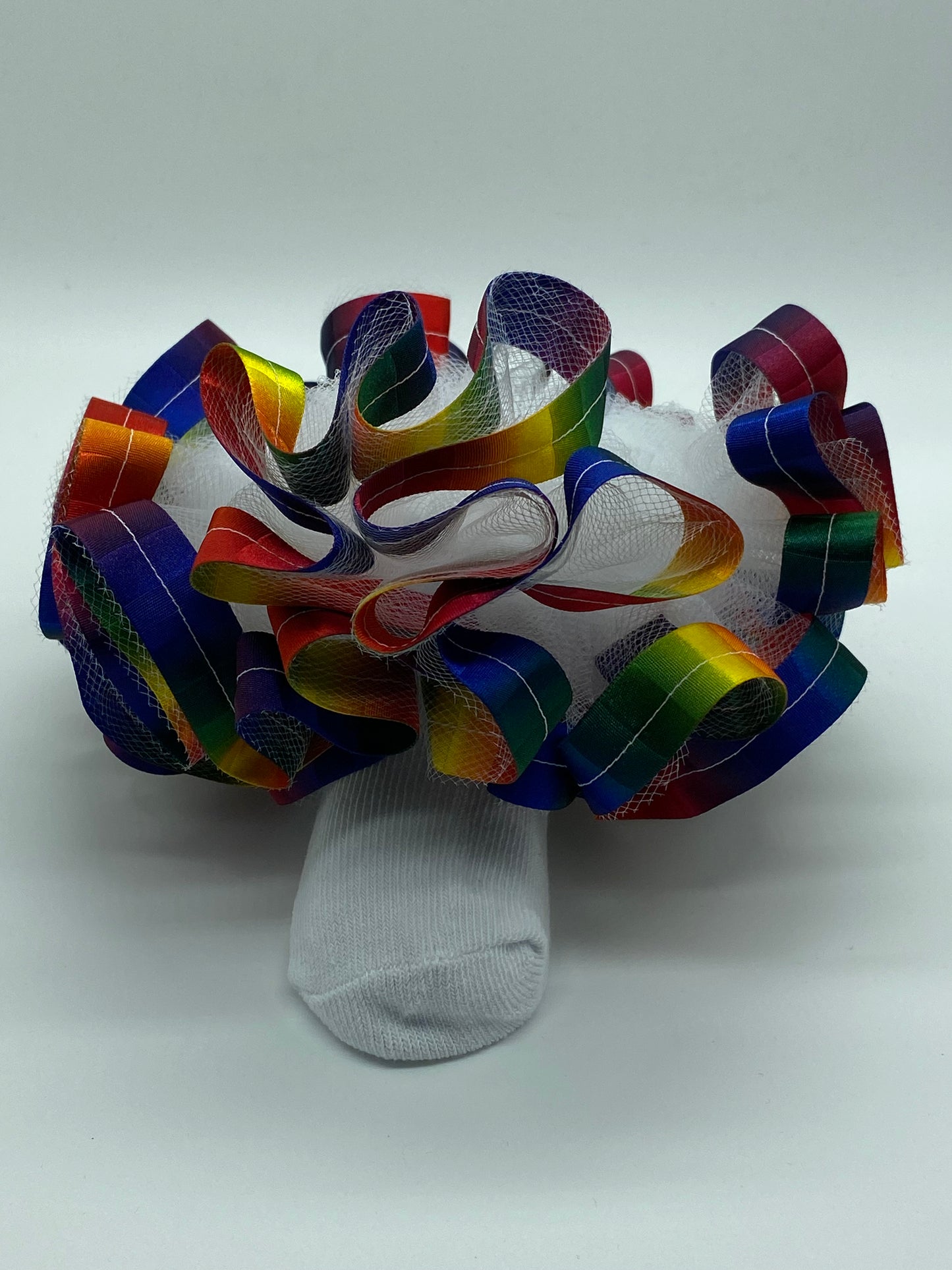 Rainbow Ruffle socks