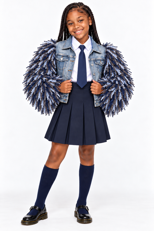 Blue Belle Shaggy Jean Jacket