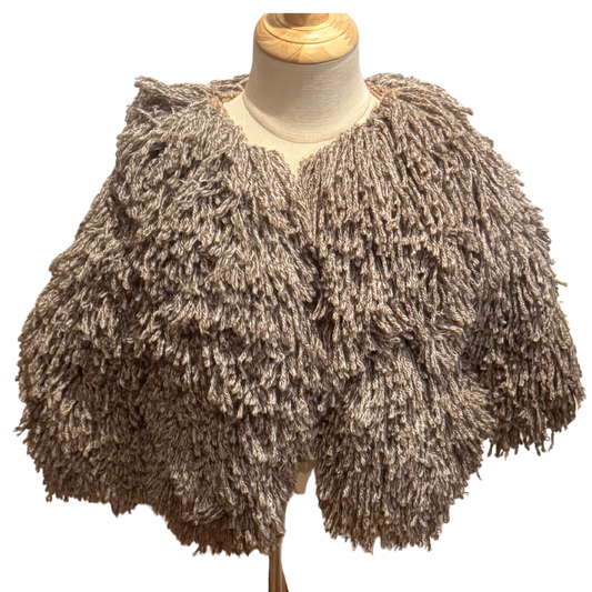 Brown suga shaggy sweater