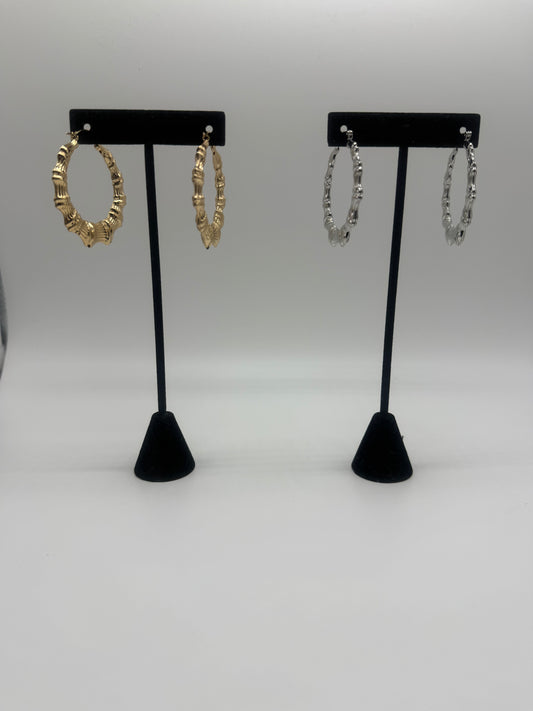 Big girl bamboo earrings