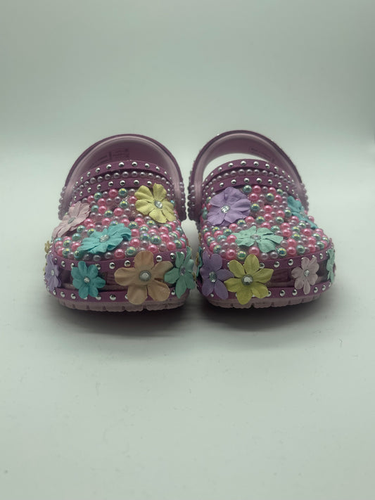 Pastel Flower crocs