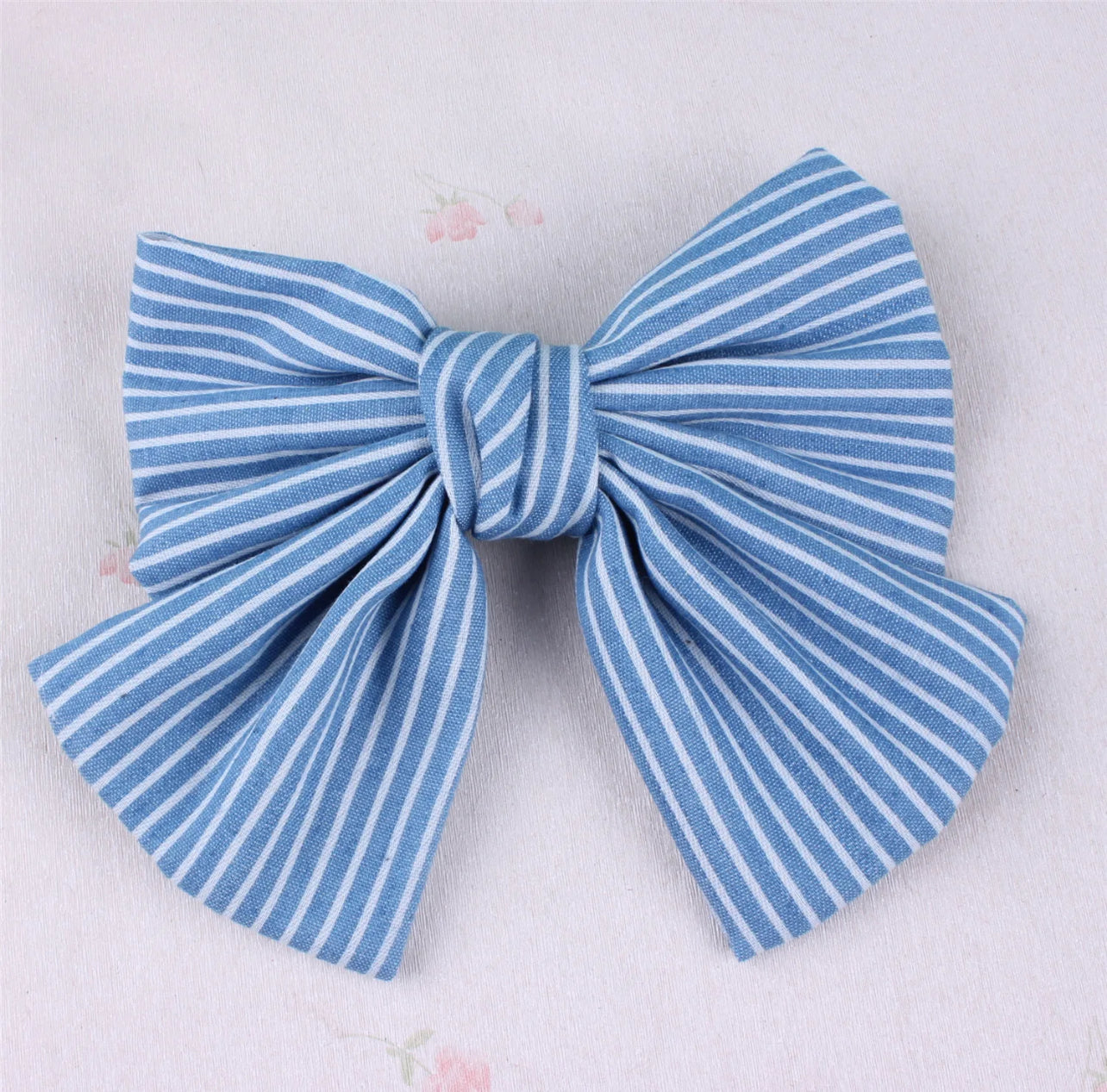 Denim Hair bow clips