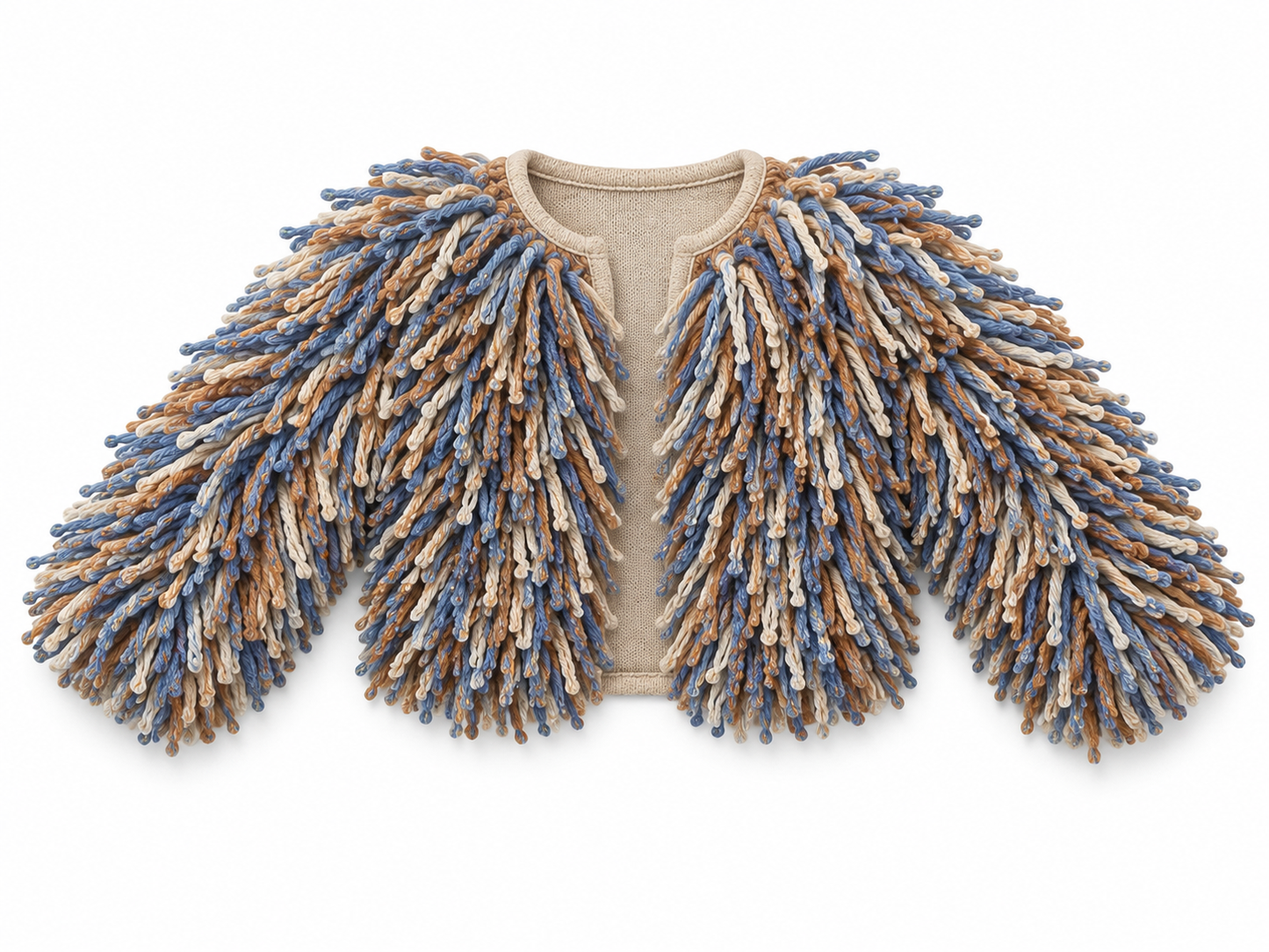 Cloud Fringe Handmade Sweater