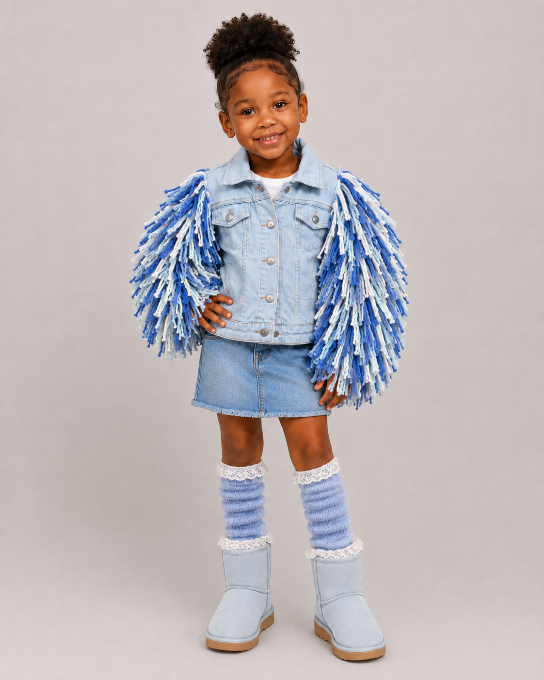 Blue Crush Shaggy Denim Jacket