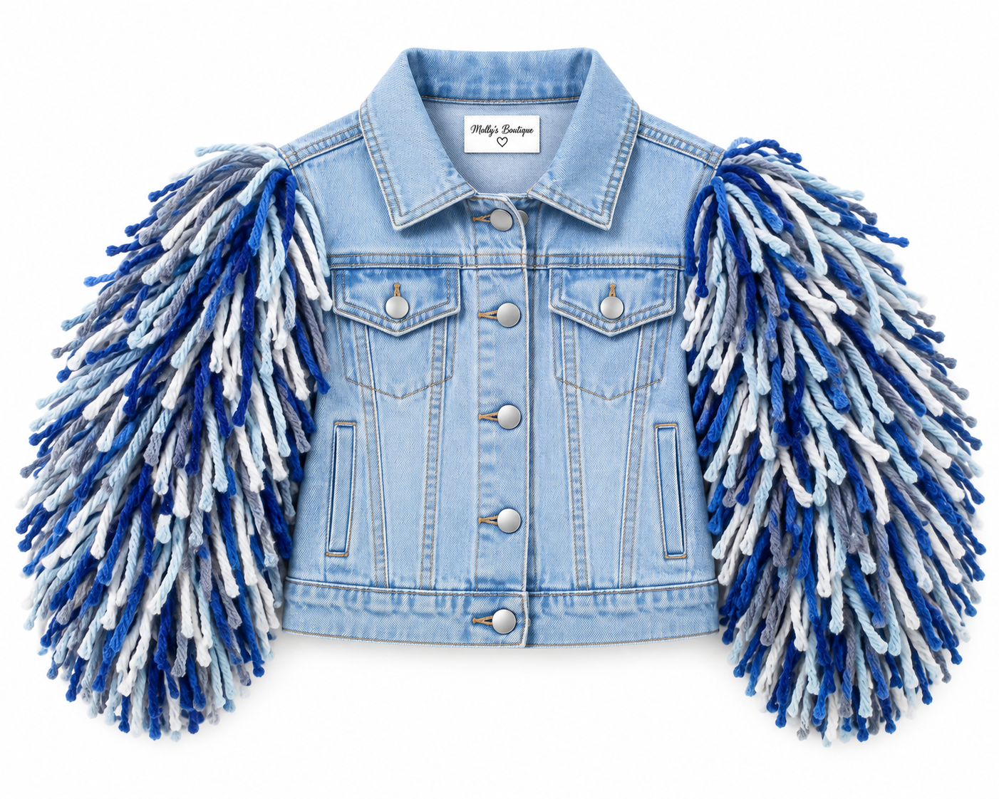 Blue Crush Shaggy Denim Jacket