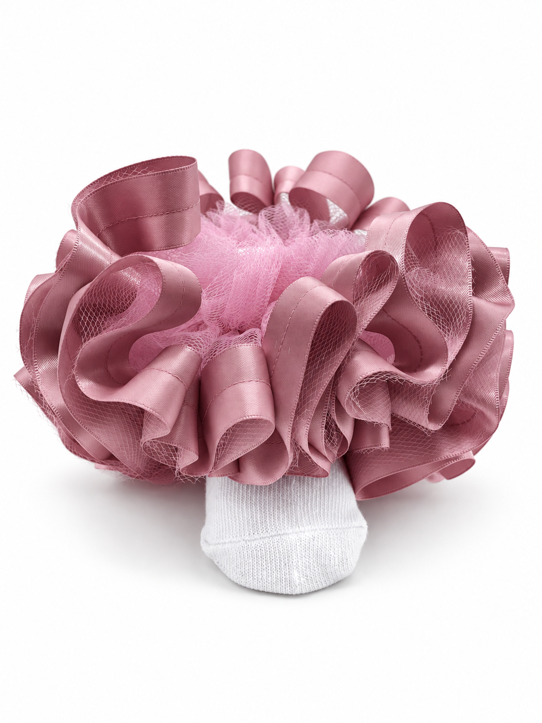 Rosy mauve Ruffle socks