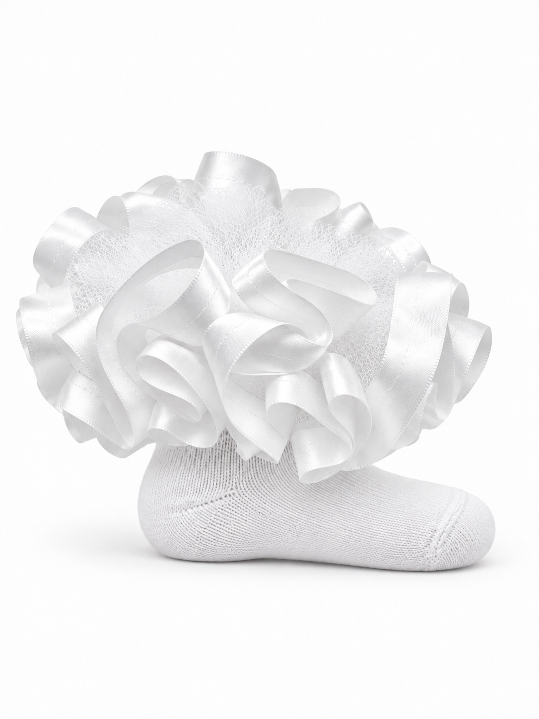 White Ruffle Socks