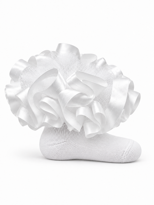 White Ruffle Socks