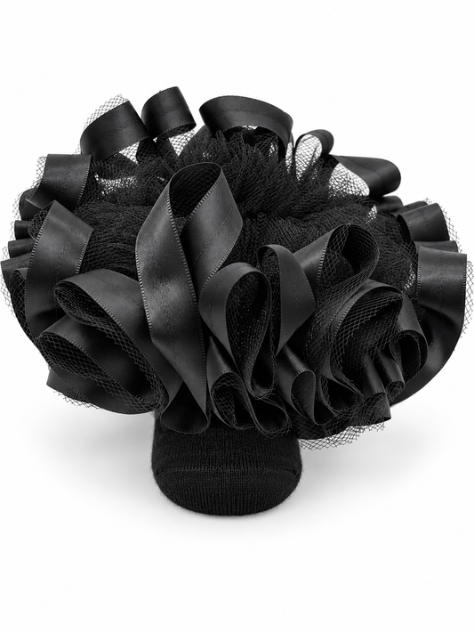 Black Ruffle Socks