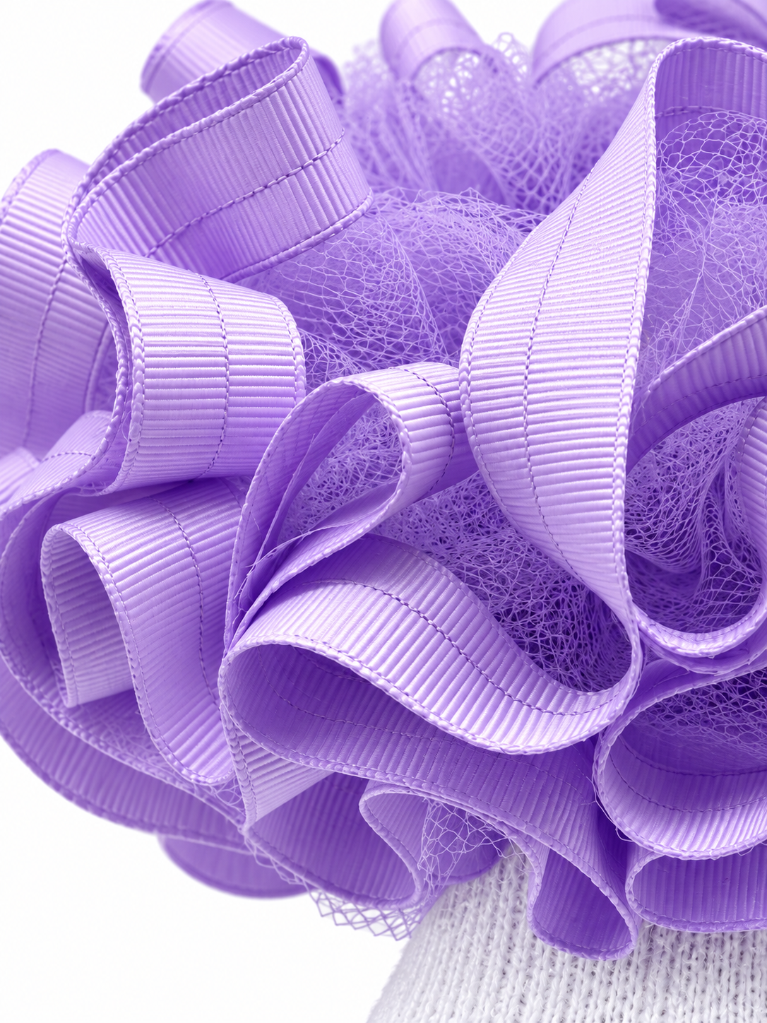 Lavender ruffle socks