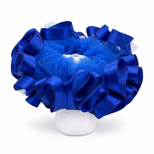 Royal Blue Ruffle socks