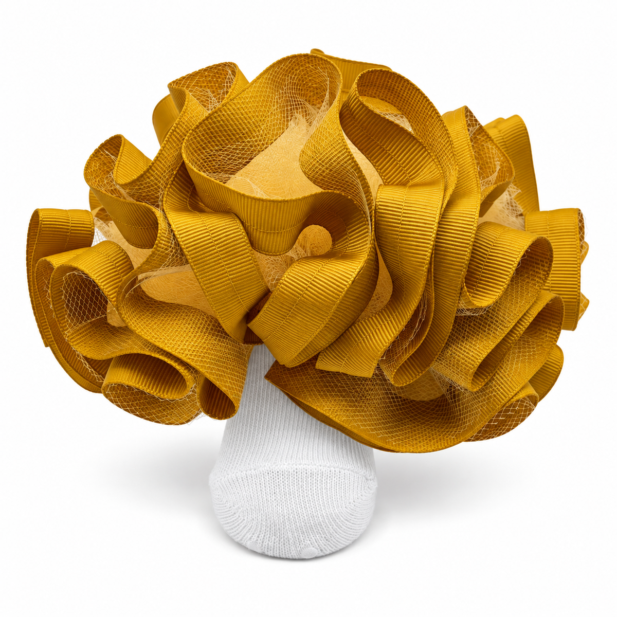 Gold Ruffle socks