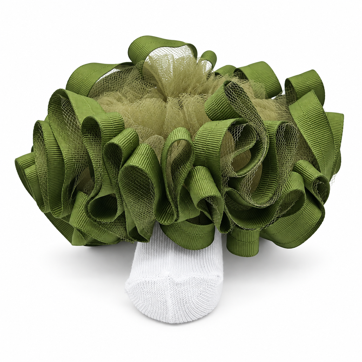 Olive green Ruffle socks