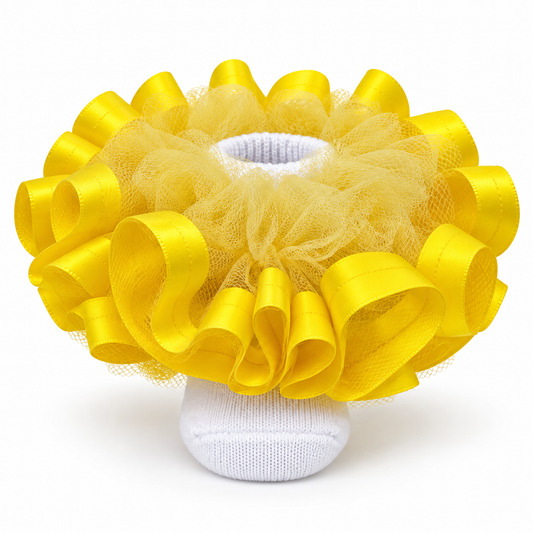 Lemon ruffle socks