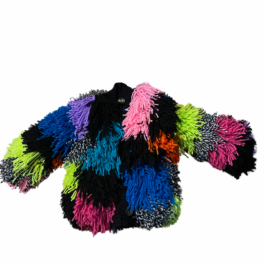 Life of the party shaggy sweater