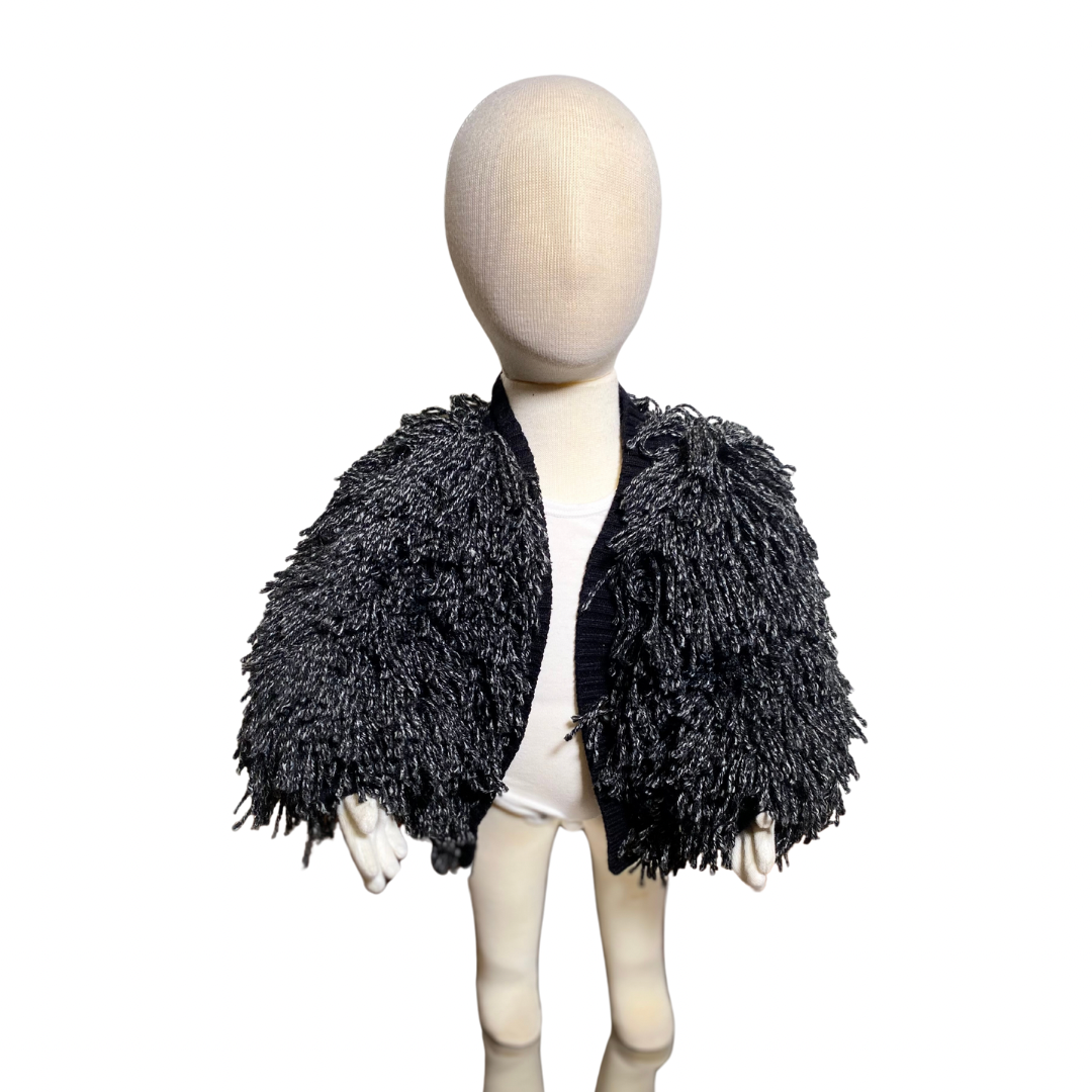 Midnight shaggy sweater