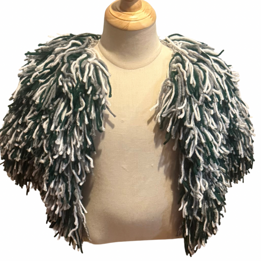 Dem birds shaggy sweater