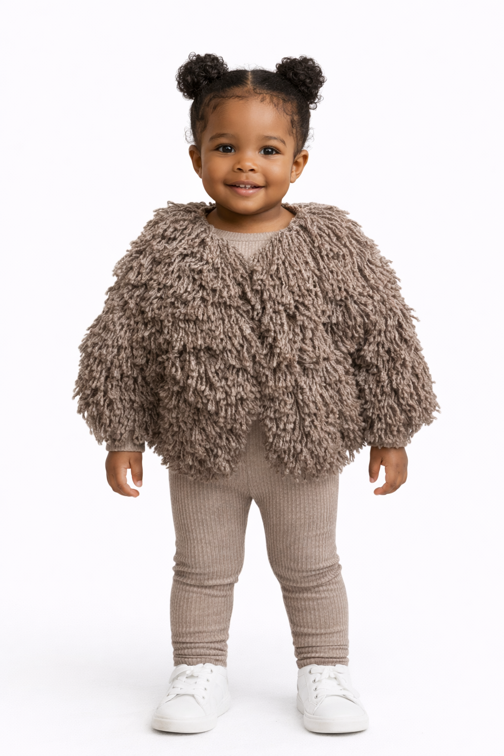 Brown suga shaggy sweater