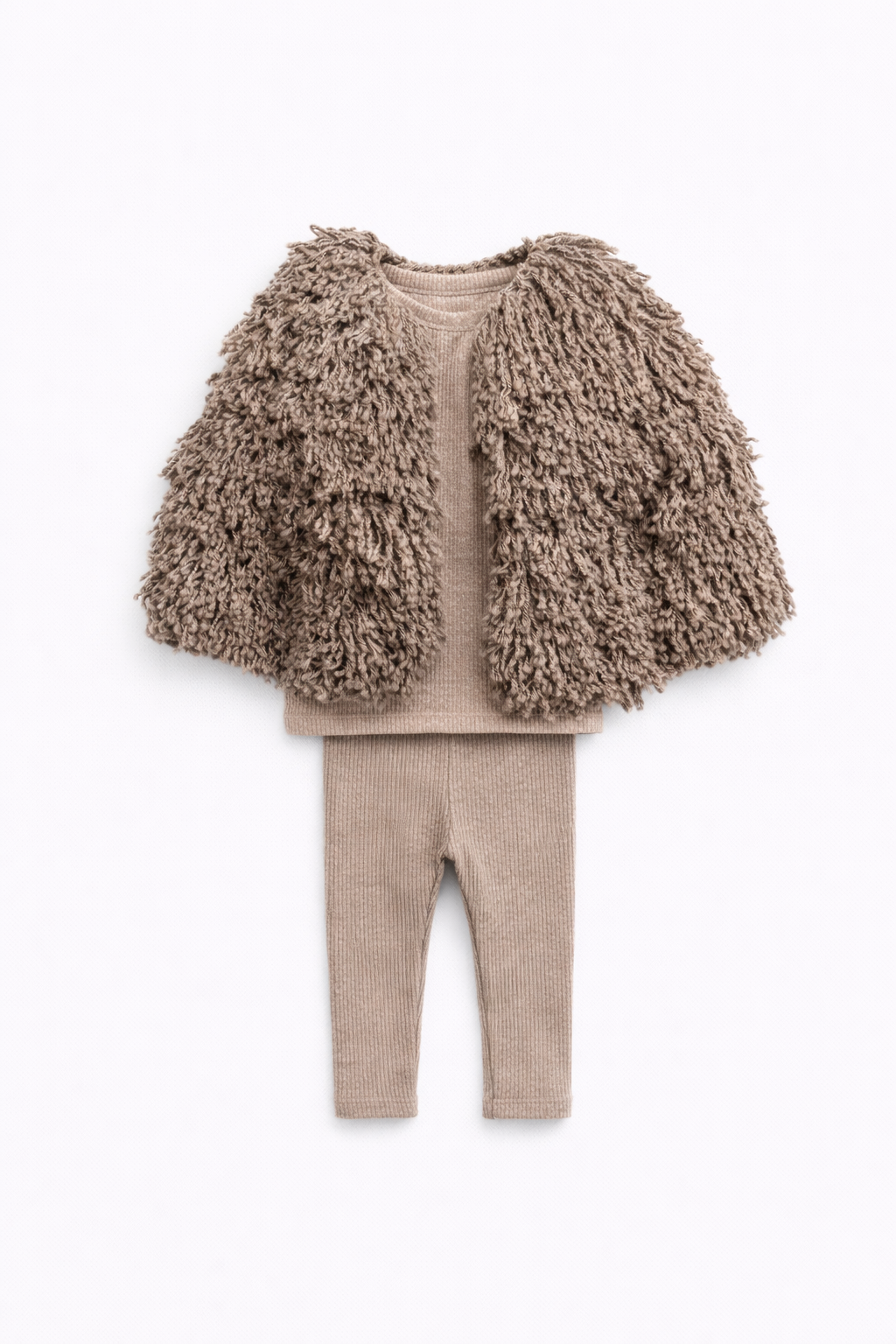 Brown suga shaggy sweater