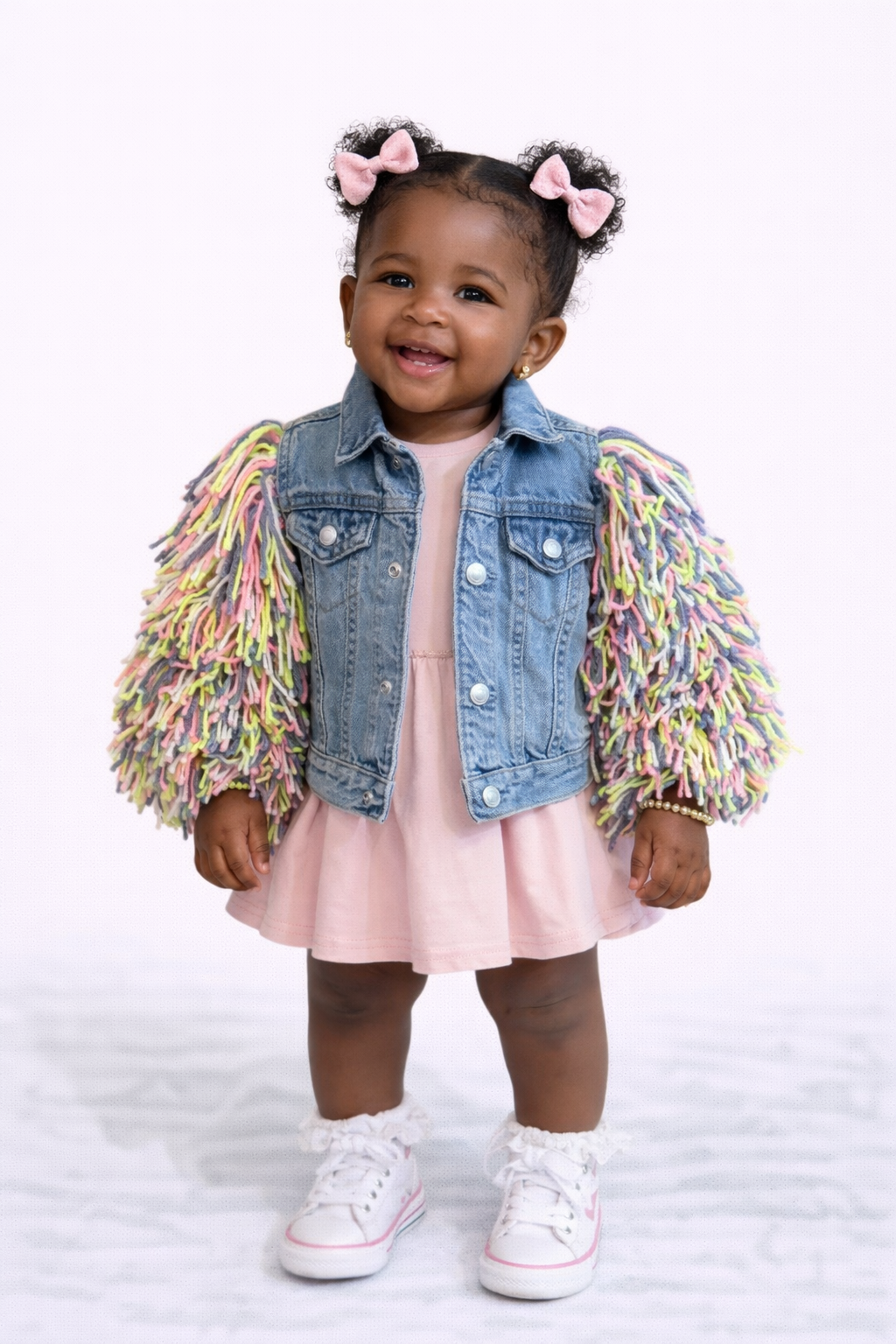 Fairy shaggy Jean jacket