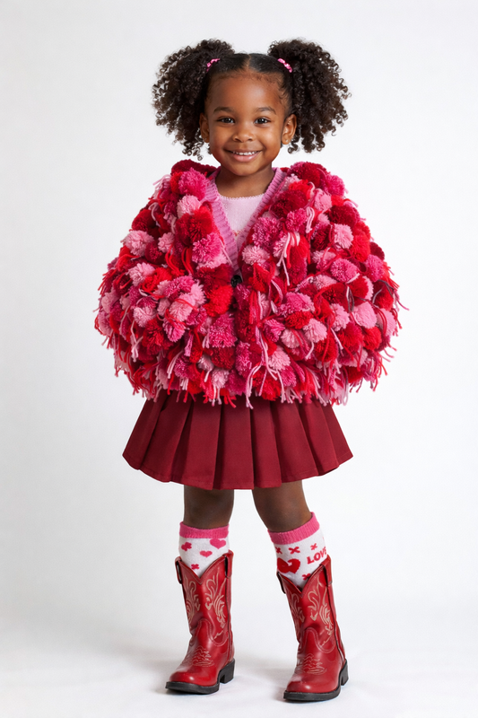 Love me down Pom Pom cardigan