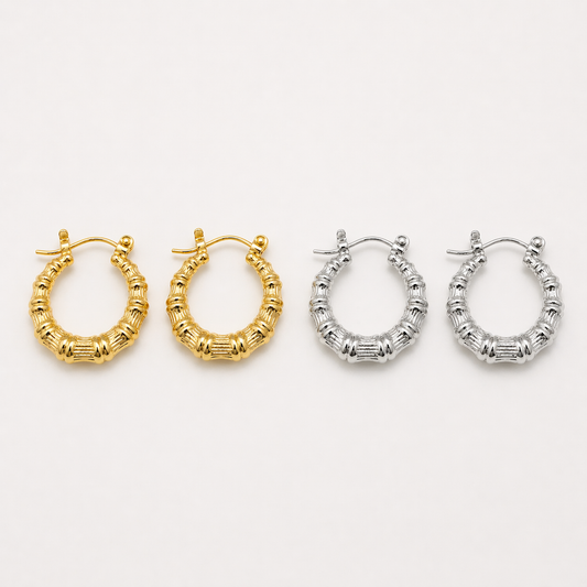 Baby bamboo earrings
