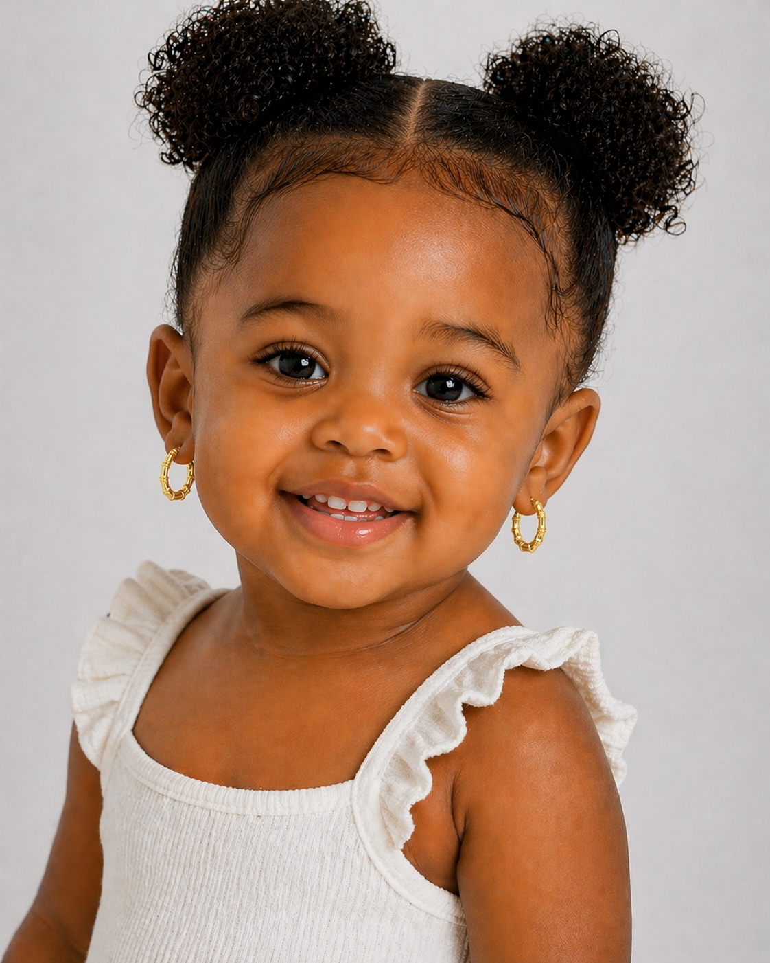 Baby bamboo earrings