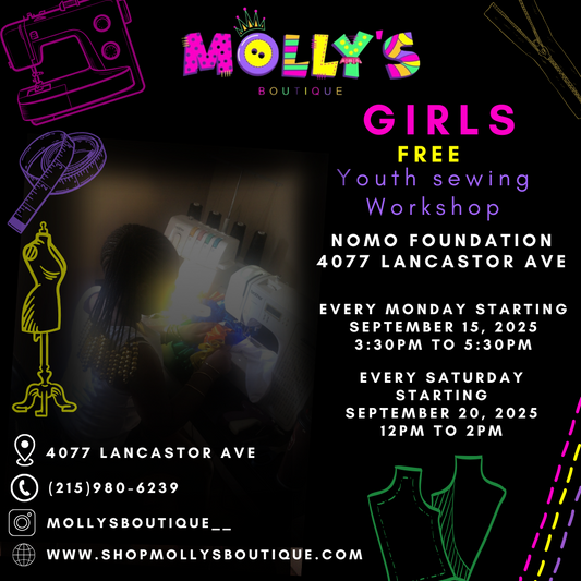 Donations for free youth sewing classes